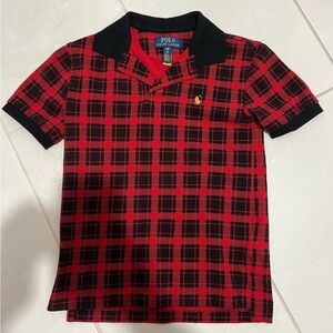 Polo by Ralph Lauren Kids Red and Black Plaid Shirt